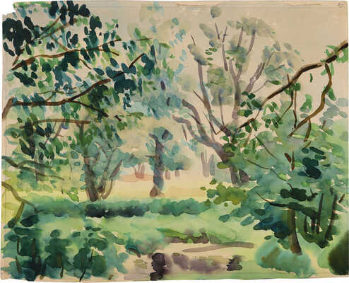 Гринберг Владимир Ариевич. Крым. Лесной пейзаж